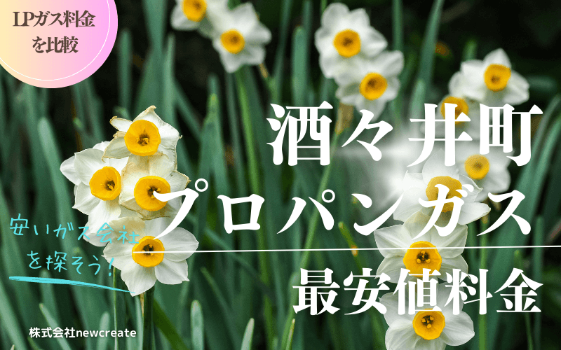 酒々井町のプロパンガス料金